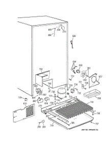 07 - Unit Parts parts for Ge Refrigerator TPJ24PRBAWW from AppliancePartsPros.com