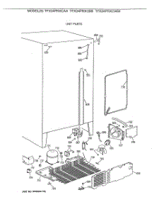 06 - Unit Parts parts for Ge Refrigerator TFX24PRXCAA from AppliancePartsPros.com