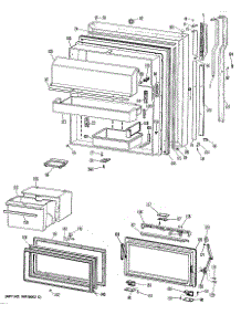 02 - Section2 parts for Ge Refrigerator TBEW25FRERWH from AppliancePartsPros.com
