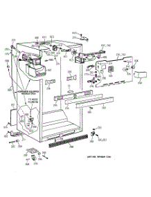 03 - Cabinet Parts parts for Ge Refrigerator TBX19ZABBRAA from AppliancePartsPros.com