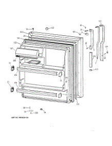 02 - Fresh Food Door parts for Ge Refrigerator TBX18SAXPRWW from AppliancePartsPros.com