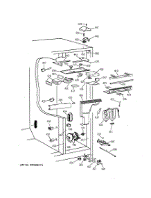 04 - Fresh Food Section parts for Ge Refrigerator TPG21PRBAWW from AppliancePartsPros.com