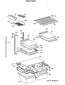 04 - Shelf Parts parts for Ge Refrigerator TBC19MASMRWH from AppliancePartsPros.com