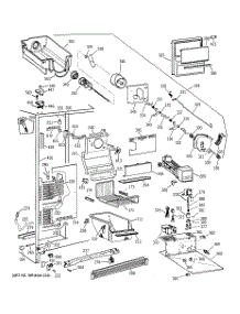 03 - Freezer Section parts for Ge Refrigerator TFK22PRZBAA from AppliancePartsPros.com
