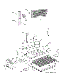 06 - Unit Parts parts for Ge Refrigerator TBH18JAZERWW from AppliancePartsPros.com