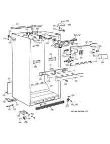 03 - Cabinet Parts parts for Ge Refrigerator TBT22PATERWW from AppliancePartsPros.com