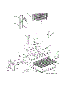 06 - Unit Parts parts for Ge Refrigerator TBK19PAXSRAA from AppliancePartsPros.com