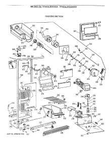 02 - Freezer Section parts for Ge Refrigerator TFH24JRXAWW from AppliancePartsPros.com