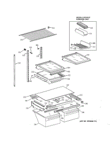 04 - Shelf Parts parts for Ge Refrigerator TBX22VIZBRWW from AppliancePartsPros.com