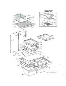 04 - Shelf Parts parts for Ge Refrigerator TBK25PAXGRWW from AppliancePartsPros.com