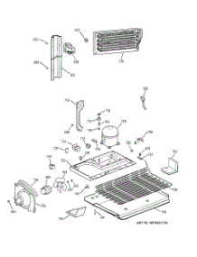06 - Unit Parts parts for Ge Refrigerator TBH19ZAZERWW from AppliancePartsPros.com