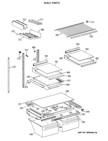 04 - Shelf Parts parts for Ge Refrigerator TBX19MASSRWH from AppliancePartsPros.com