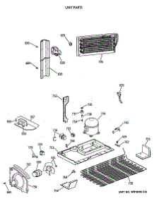 06 - Unit Parts parts for Ge Refrigerator TBE22PATMRAA from AppliancePartsPros.com
