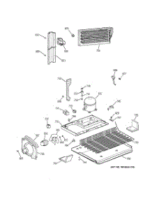 06 - Unit Parts parts for Ge Refrigerator TBK21JAXHRAA from AppliancePartsPros.com