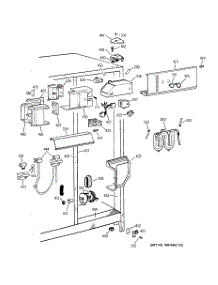 04 - Fresh Food Section parts for Ge Refrigerator TFJ22PRZAWW from AppliancePartsPros.com