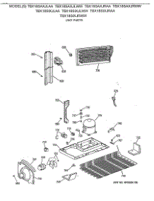 06 - Unit Parts parts for Ge Refrigerator TBX18SAXJLAA from AppliancePartsPros.com