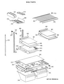 04 - Shelf Parts parts for Ge Refrigerator TBX19MASFRAD from AppliancePartsPros.com