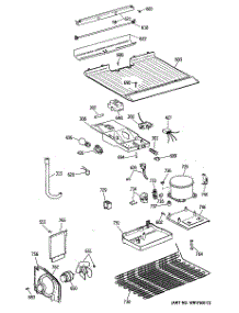 03 - Section3 parts for Ge Refrigerator MTX14EYSDRAD from AppliancePartsPros.com