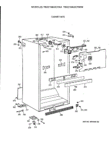 03 - Cabinet Parts parts for Ge Refrigerator TBX21MAXCRAA from AppliancePartsPros.com