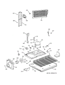 06 - Unit Parts parts for Ge Refrigerator TBT18JAXVRWW from AppliancePartsPros.com