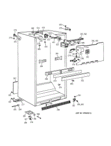 03 - Cabinet Parts parts for Ge Refrigerator TBX21GABBRAA from AppliancePartsPros.com