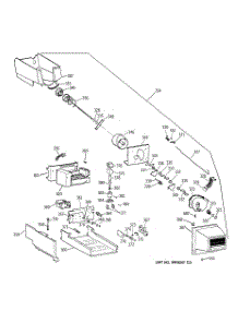 04 - Ice Maker & Dispenser parts for Ge Refrigerator TBX22PRYALWW from AppliancePartsPros.com