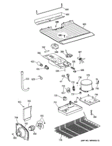 03 - Section3 parts for Ge Refrigerator TBH14DASKRWH from AppliancePartsPros.com