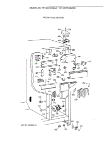 04 - Fresh Food Section parts for Ge Refrigerator TFT24PRXBAA from AppliancePartsPros.com
