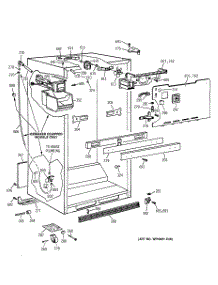 03 - Cabinet Parts parts for Ge Refrigerator TBX18SAXNLAA from AppliancePartsPros.com