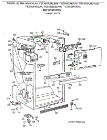 03 - Cabinet Parts parts for Ge Refrigerator TBX18SAXKLAA from AppliancePartsPros.com