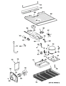 03 - Section3 parts for Ge Refrigerator TBX14SYTDRWH from AppliancePartsPros.com