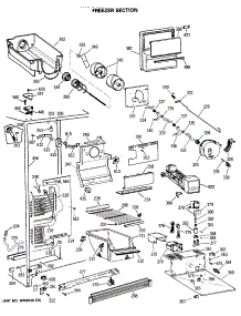 03 - Freezer Section parts for Ge Refrigerator TFK24ZFSCAD from AppliancePartsPros.com