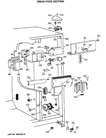 04 - Fresh Food Section parts for Ge Refrigerator TFK24ZFSCAD from AppliancePartsPros.com