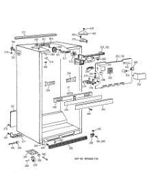 03 - Cabinet Parts parts for Ge Refrigerator TBK19PAXSRWW from AppliancePartsPros.com