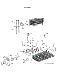 06 - Unit Parts parts for Ge Refrigerator TBE18JASNRWH from AppliancePartsPros.com