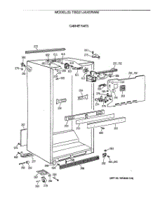 03 - Cabinet Parts parts for Ge Refrigerator TBG21JAXERWW from AppliancePartsPros.com