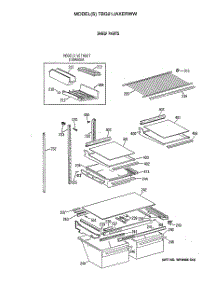 04 - Shelf Parts parts for Ge Refrigerator TBG21JAXERWW from AppliancePartsPros.com