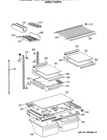 04 - Shelf Parts parts for Ge Refrigerator TBX19JASMRWH from AppliancePartsPros.com