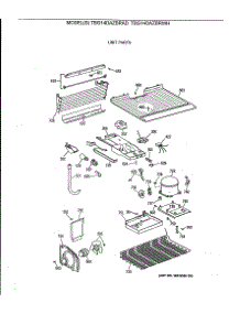 03 - Unit Parts parts for Ge Refrigerator TBG14DAZBRWH from AppliancePartsPros.com