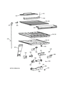 07 - Compartment Separator Parts parts for Ge Refrigerator TBX25PCSLRAA from AppliancePartsPros.com