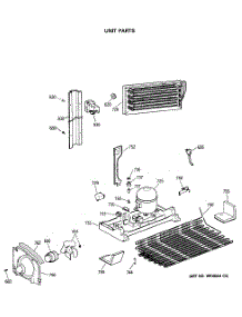 06 - Unit Parts parts for Ge Refrigerator TBC19MASPRAD from AppliancePartsPros.com