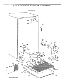 07 - Unit Parts parts for Ge Refrigerator TFX30PRYAWW from AppliancePartsPros.com