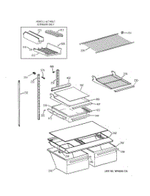 04 - Shelf Parts parts for Ge Refrigerator TBX18DIXNRAA from AppliancePartsPros.com