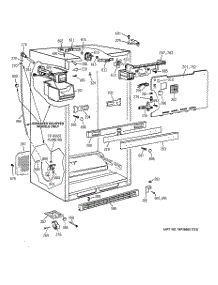 03 - Cabinet parts for Ge Refrigerator TBX18JIBQRAA from AppliancePartsPros.com