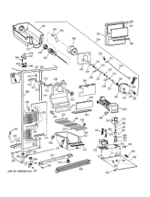 03 - Freezer Section parts for Ge Refrigerator TFG27ZFXFWH from AppliancePartsPros.com