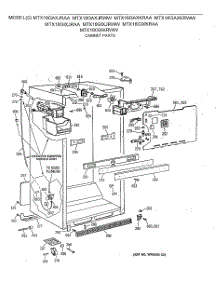 03 - Cabinet Parts parts for Ge Refrigerator MTX18GAXJRAA from AppliancePartsPros.com