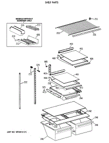 04 - Shelf Parts parts for Ge Refrigerator TBX18JIXERWW from AppliancePartsPros.com