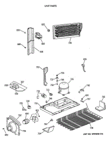 06 - Unit Parts parts for Ge Refrigerator TBE18DATNRAD from AppliancePartsPros.com