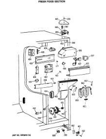 04 - Fresh Food Section parts for Ge Refrigerator TFC24PRSBWW from AppliancePartsPros.com