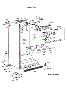 03 - Cabinet Parts parts for Ge Refrigerator TBX21DASSRAD from AppliancePartsPros.com